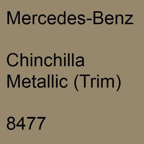 Mercedes-Benz, Chinchilla Metallic (Trim), 8477.